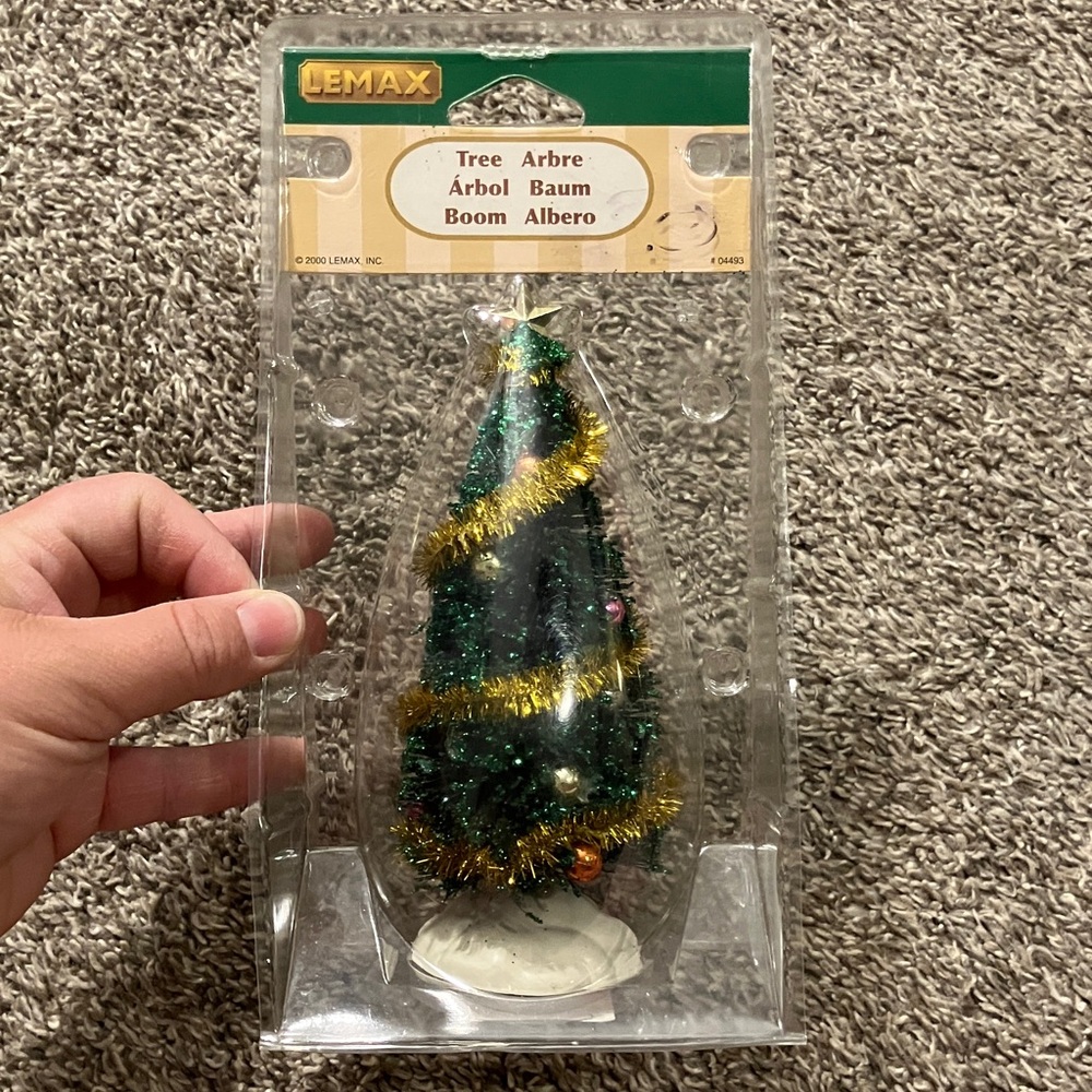 NEW Lemax Miniature Light-Up Village Christmas Tree